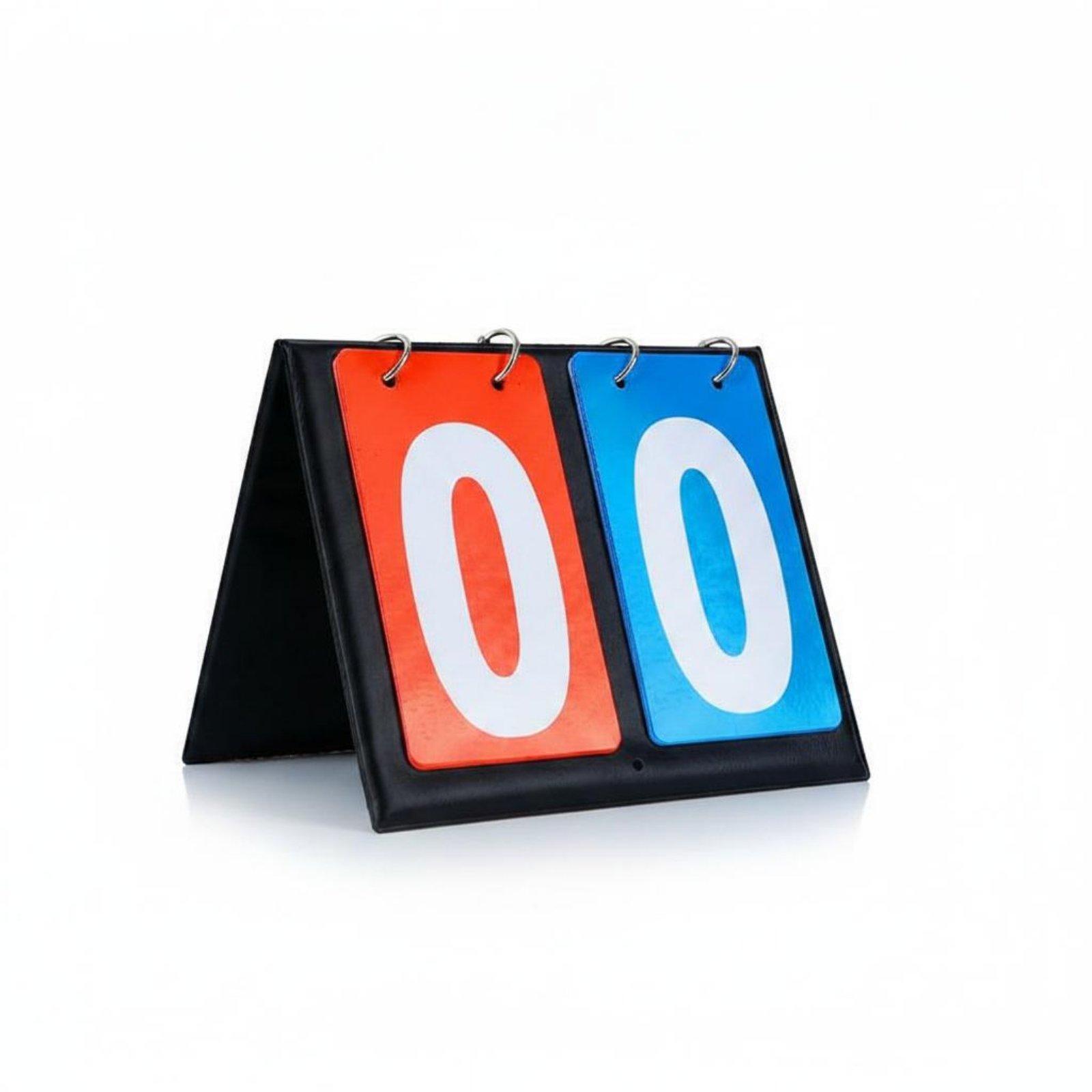 Badminton Score - Thickened Leather Sports Scoreboard Quick Flip