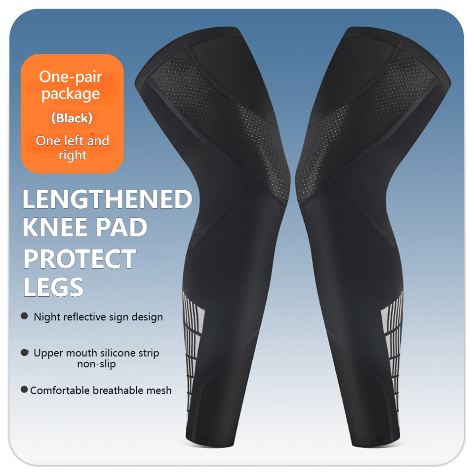 Extended Leg Guards Thin Light - Knee Brace Badminton review and price