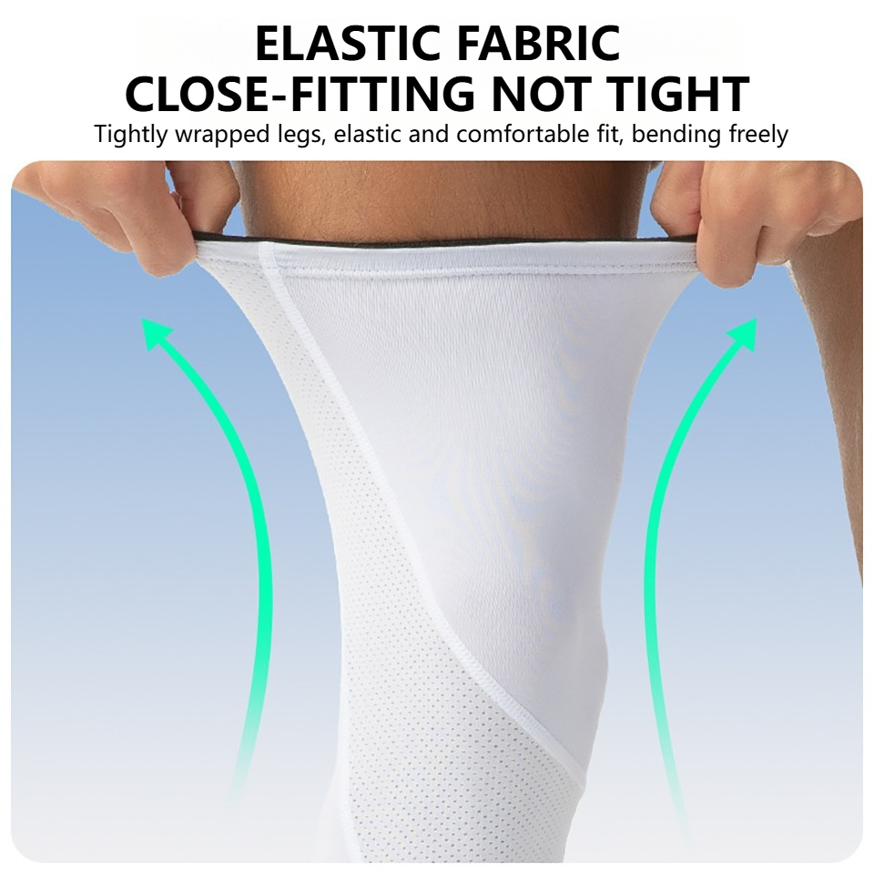 Extended Leg Guards Thin Light - Knee Brace Badminton review and price