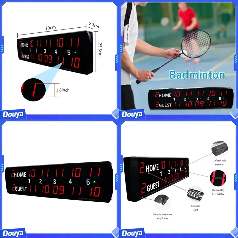 YIZHI 5 Innings Score Record D - Badminton Score review and price