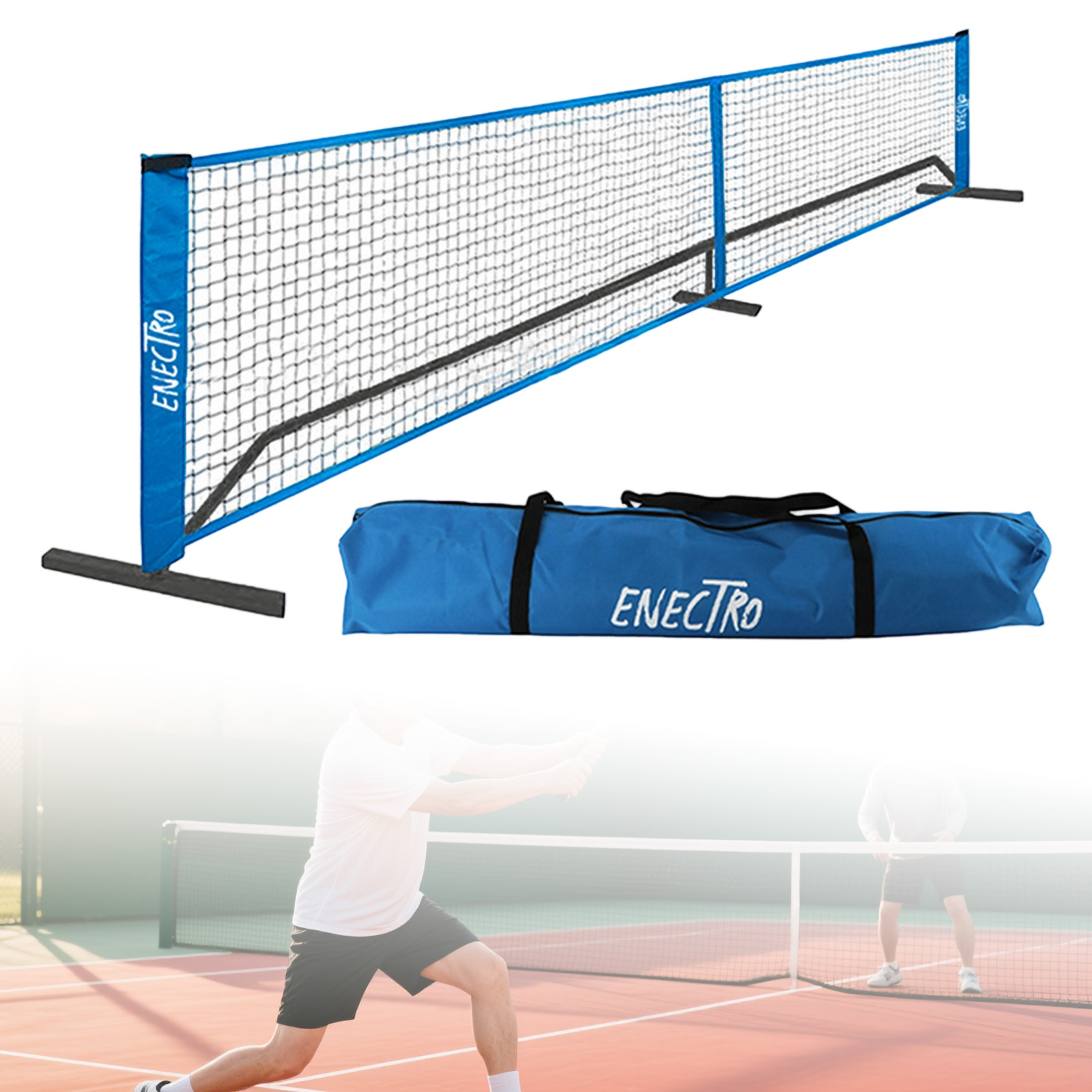 Portable Pickleball Net 6.7m 2 - Badminton Png review and price