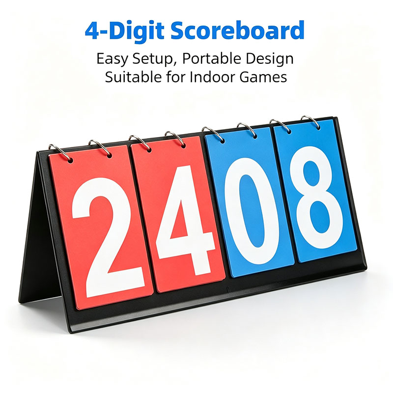 4‑Digit Flip Scoreboard Portab - Badminton Score review and price
