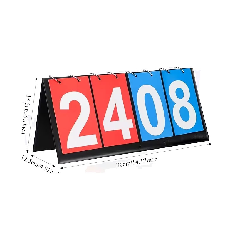 4‑Digit Flip Scoreboard Portab - Badminton Score review and price