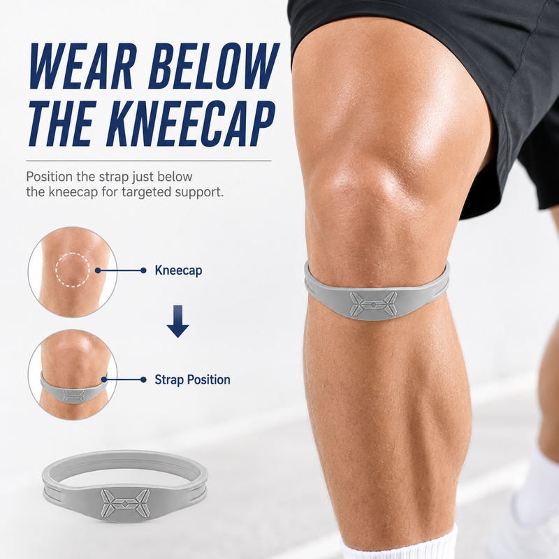 Patellar Knee Strap With Press - Knee Brace Badminton review and price