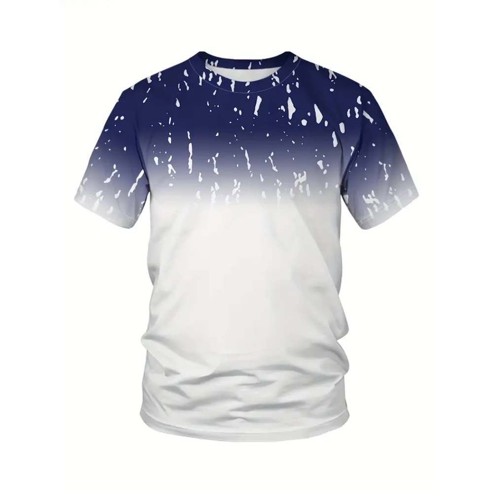 Gradient Striped Printed T-shi - Badminton Png review and price