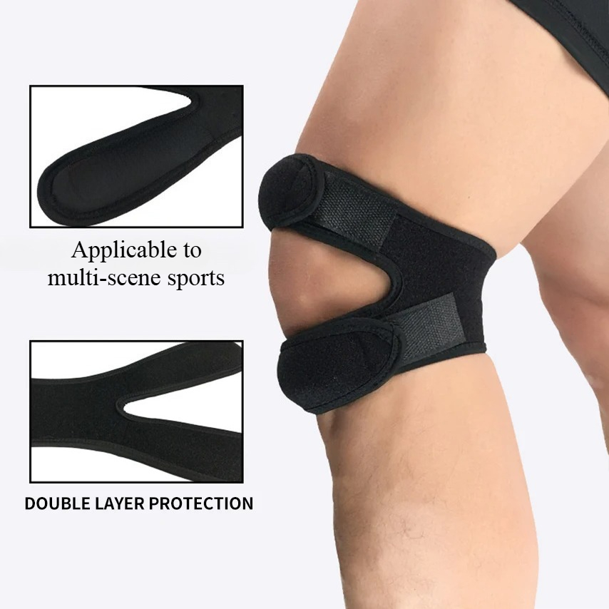 1PC Pressurized Knee Wrap Slee - Knee Brace Badminton review and price